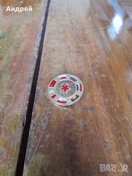 Стара значка Щит, снимка 1