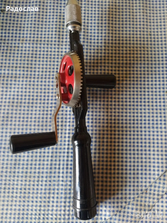 стара руска ръчна бормашина / маткап, снимка 1