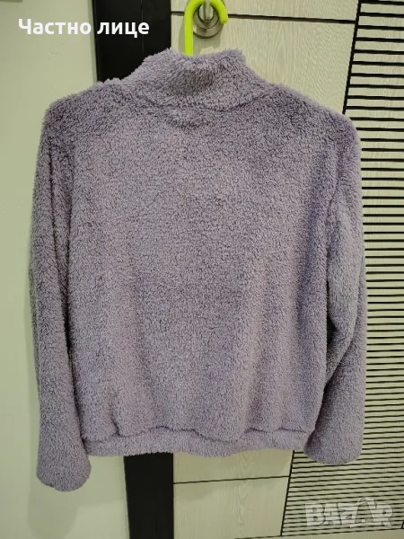 Продавам лилав поларен суичър размер L, снимка 1