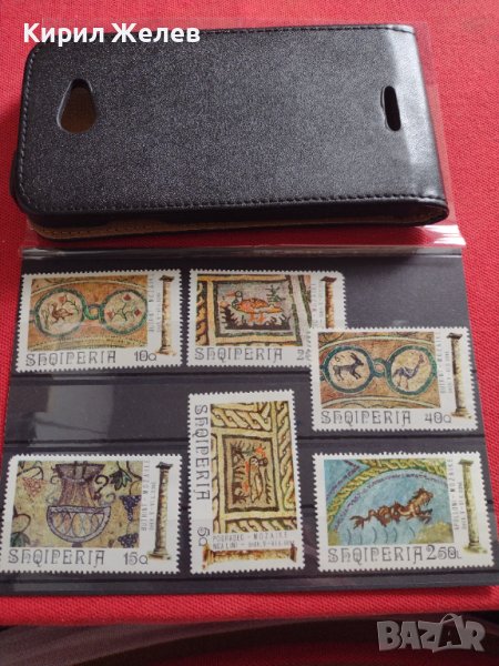 Пощенски марки чиста серия без печат Антична мозайка поща Албания редки за КОЛЕКЦИЯ 38158, снимка 1