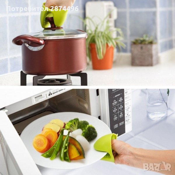 1404 Силиконова ръкохватка/ръкавица за горещо, снимка 1