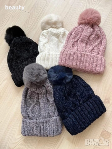 Зимни шапки с дебела подплата, снимка 1