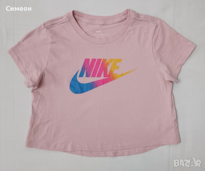 Nike Sportswear Logo Cropped Tee оригинална тениска ръст 137-146см, снимка 1