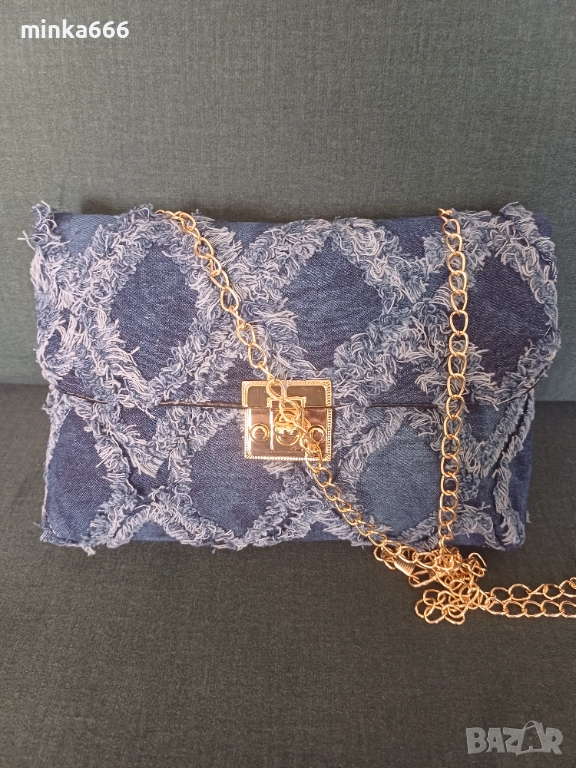 Дамска чантичка деним, снимка 1
