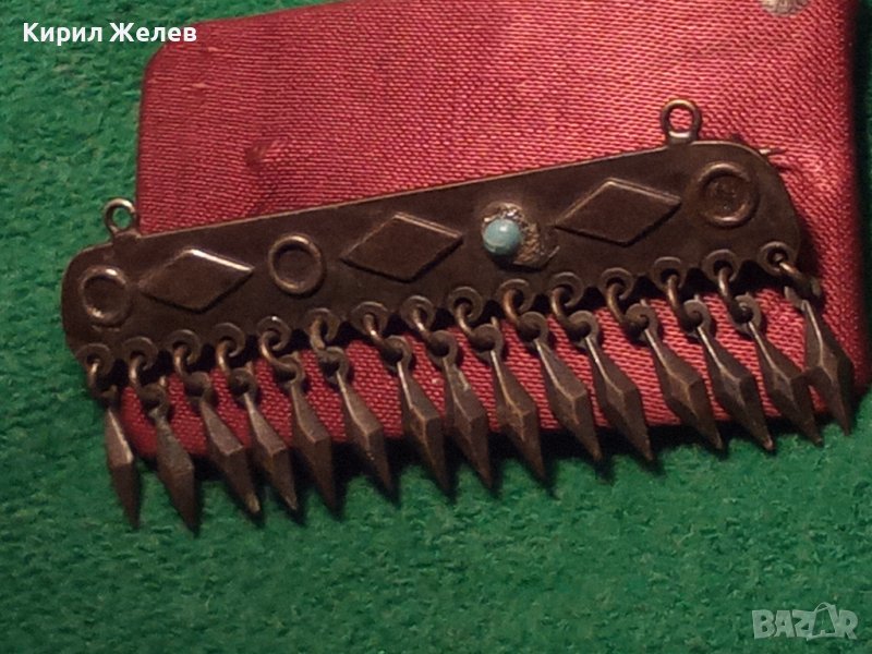 СТАРА РЕТРО ЕТНО СТИЛ БРОНЗОВА БРОШКА 24852, снимка 1