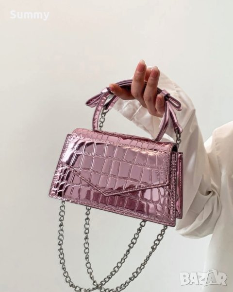 Дамска чанта в розово 🌸🎀, снимка 1