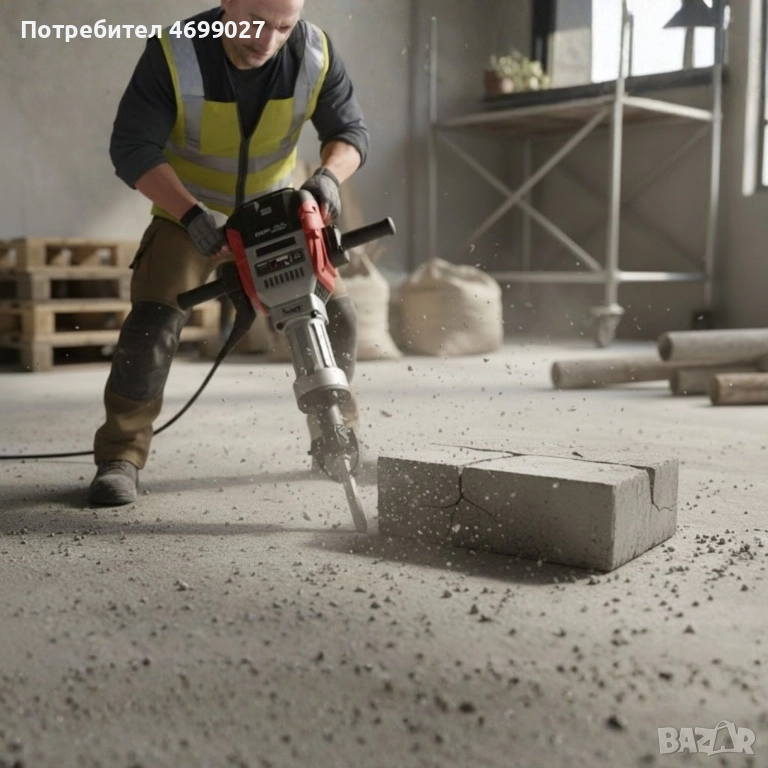 Електрически чук-къртач за разрушаване SIMKO 2000W PH29-28HA, снимка 1