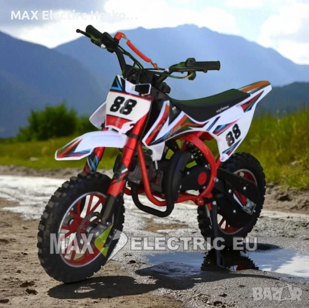 Детски Кросов Мотор MX Sport 50 кубика - Red, снимка 1