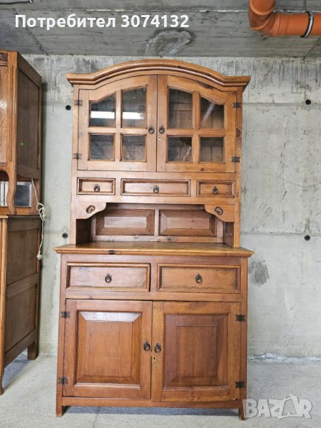 Масивен трапезен шкаф в стил Рустик, снимка 1