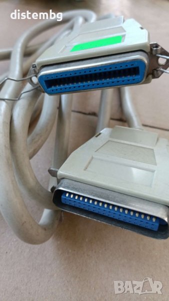 LPT кабел удължител Centronics 36 M/F Parallel Printer Extension Cable 1.5м, снимка 1