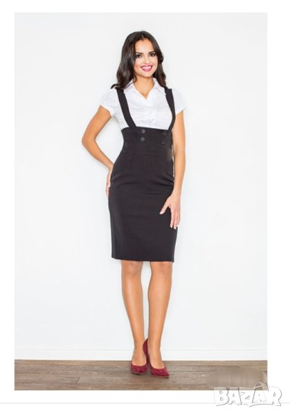 Дамски сукман ZARA с висока талия ХS-S, снимка 1