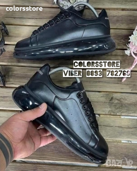 Мъжки черни кецове Alexander McQueen/BR139de, снимка 1