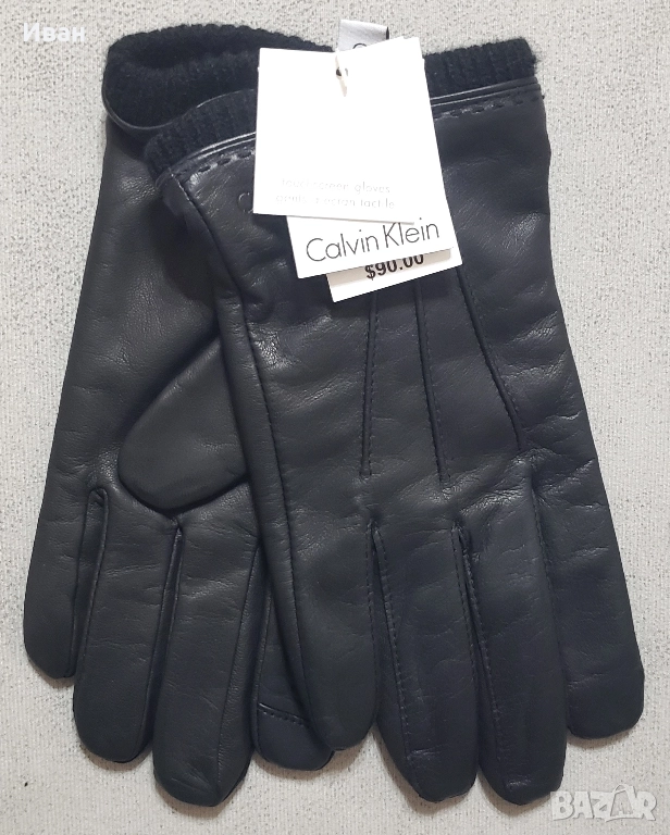Нови кожени ръкавици  Calvin Klein, снимка 1