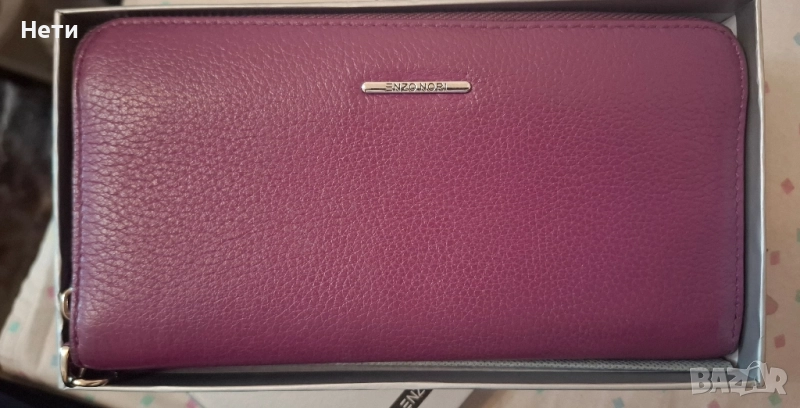 Дамско портмоне от естествена кожа "Enzo Nori", снимка 1