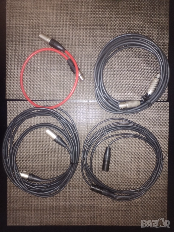 XLR букси с кабели, снимка 1