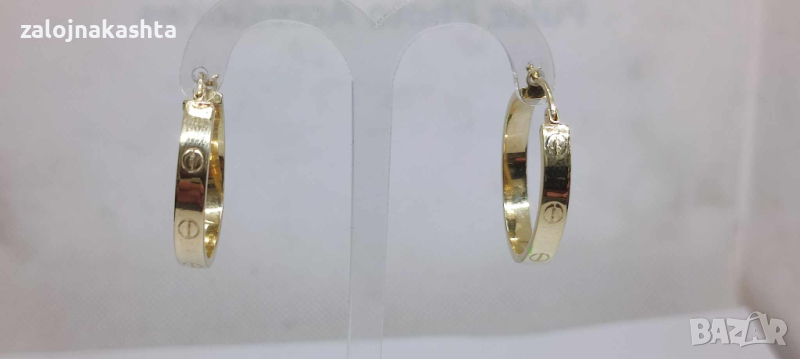 Нови Златни обеци-2,75гр/14кр, снимка 1