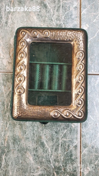 Кутия за бижута със сребърен обков 950, снимка 1