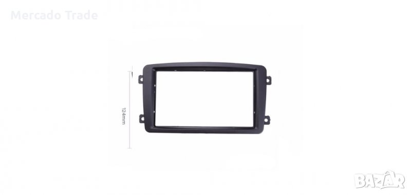 Адапторна рамка, За Mercedes BENZ C CLASS, W203 2002-2004, Черна, снимка 1