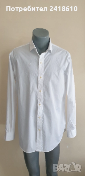 POLO Ralph Lauren Custom Fit  Cotton Mens Size 16 /  M НОВО! ОРИГИНАЛ! Мъжка Риза!, снимка 1