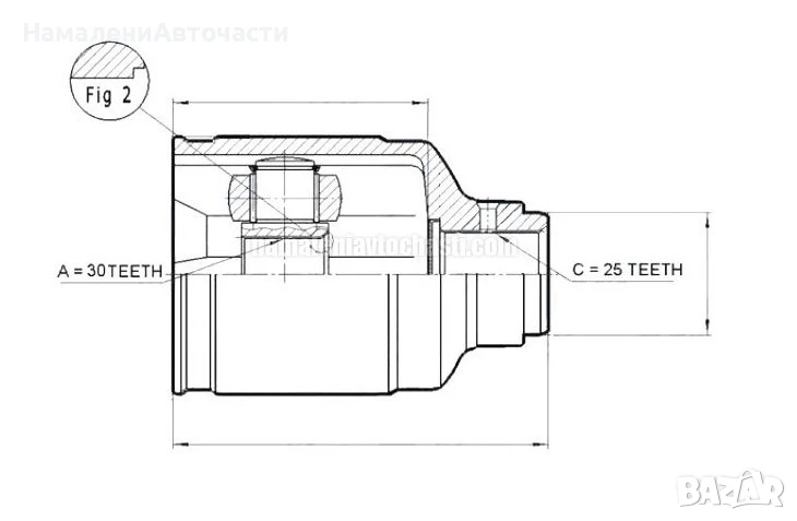Вътрешно дясно каре NPWSB008 Subaru Impreza Legacy, снимка 1