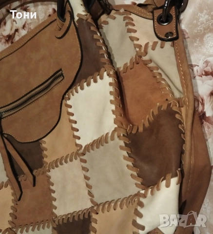 SECRET Оригинал Нова Кожена Дамска Чанта , снимка 2 - Чанти - 51773537