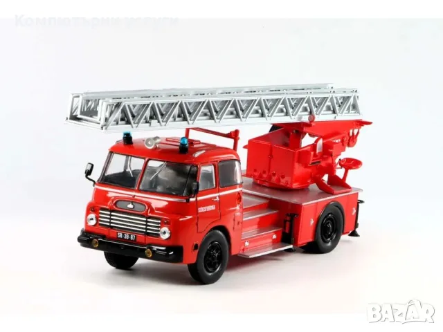 Csepel D710 Firetruck 1959 пожарна стълба - мащаб 1:43 на DeAgostini нов в блистер