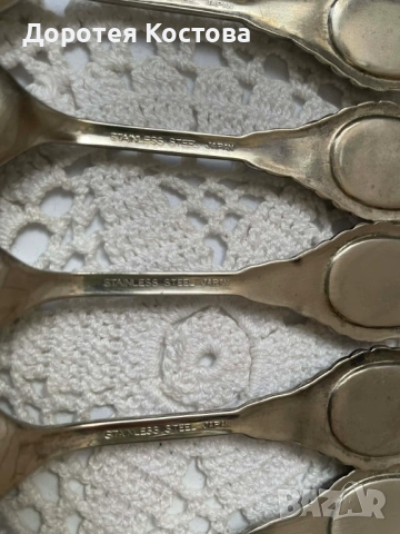 Красиви лъжички от Япония с порцелан, снимка 12 - Антикварни и старинни предмети - 52641592