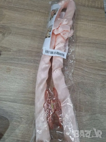  Голяма, стилна ролка за коса от коприна  , снимка 5 - Аксесоари за коса - 51802247