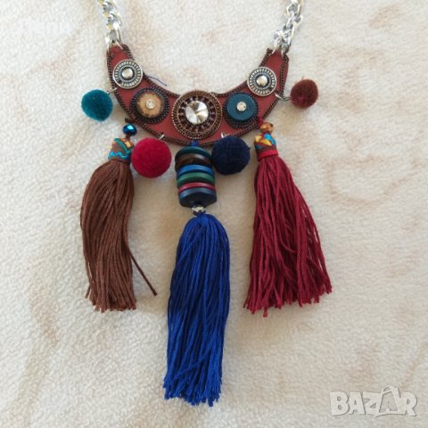 Колие в етно стил, снимка 2 - Колиета, медальони, синджири - 42507338