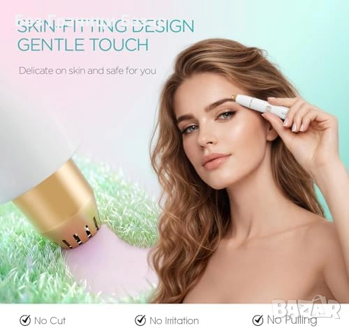 Нов Дамски уред за лице и вежди 3 в 1 USB тример водоустойчив за косми, снимка 4 - Тримери - 53839114