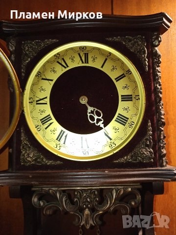 Германски стенен часовник Hermle, снимка 2 - Антикварни и старинни предмети - 52688070