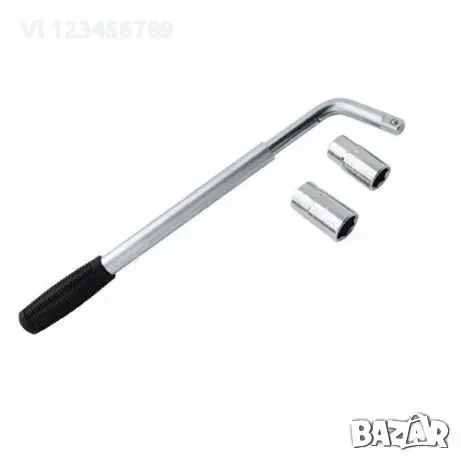 Телескопичен Ключ за джанти със вложки 17-23мм