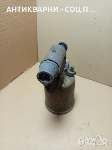 Соц Стара Бензинова Лампа Горелка., снимка 2 - Антикварни и старинни предмети - 50648589