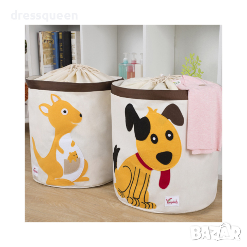 3891 Овален кош за играчки с детски десен животни , снимка 4 - Други - 44615128