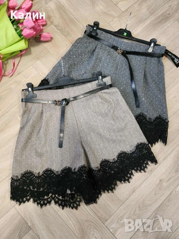Дамски къси панталонки с дантела - три десена - 40 лв.