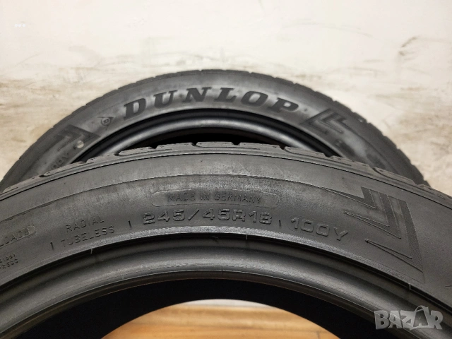 245/45/18 Dunlop / летни гуми, снимка 7 - Гуми и джанти - 53498296