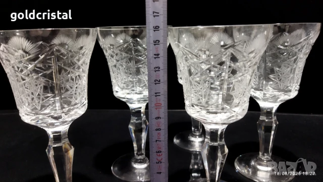 кристални чаши , снимка 2 - Други ценни предмети - 38072506