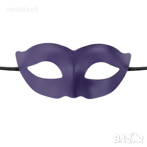  Дамска карнавална маска, лилава