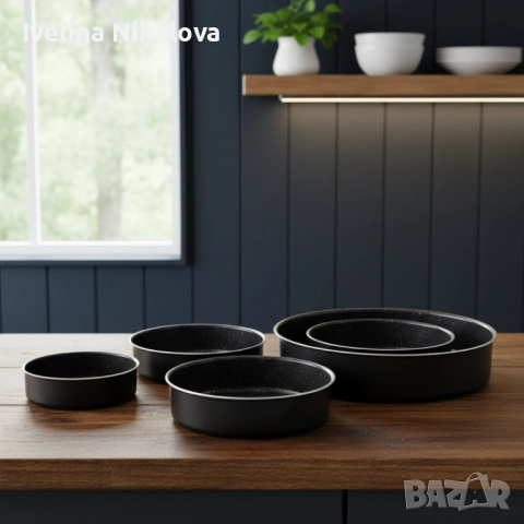 Алуминиева мраморна тава – чисто отделяне и безупречни печива всеки път, снимка 9 - Съдове за готвене - 52494058