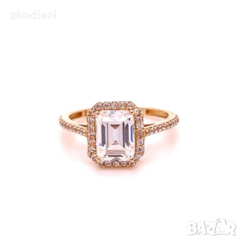 Златен дамски пръстен 2,85гр. размер:52 14кр. проба:585 модел:37725-4