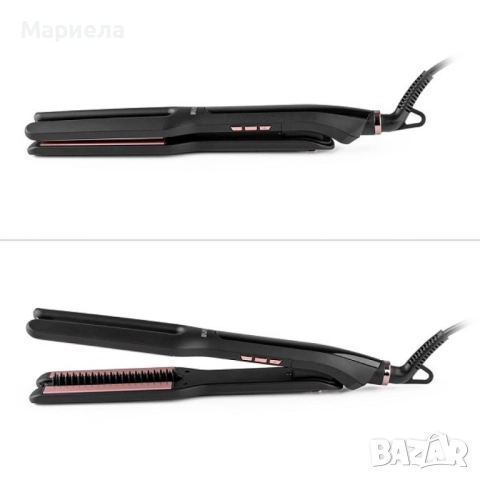 Преса за изправяне на коса с вграден насочващ гребен Muhler MHS-777, снимка 2 - Преси за коса - 52553433