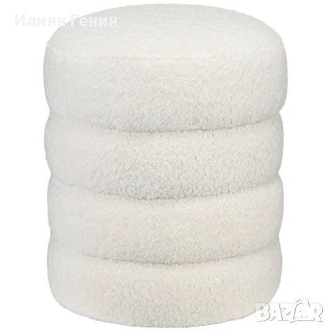 Табуретка HOMCOM, кръгла, до 120 кг, Φ40x45H см