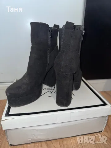 Дамски боти на ток , снимка 3 - Дамски боти - 48936904