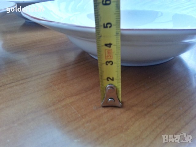 Стар български порцелан чинии дълбоки , снимка 3 - Антикварни и старинни предмети - 39897090