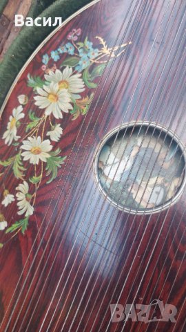 СТАРА НЕМСКА ЦИТРА НАД 100 ГОДИНИ, снимка 5 - Антикварни и старинни предмети - 41100512