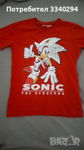 Детска тениска LC Waikiki, Sonic, 10-11 г., снимка 2 - Детски тениски и потници - 55953415