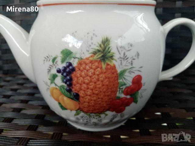 Руско чайниче с плодове, снимка 2 - Сервизи - 40897851