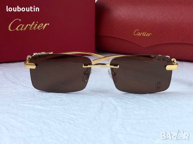 Cartier висок клас слънчеви очила Мъжки Дамски слънчеви 4 цвята, снимка 9 - Слънчеви и диоптрични очила - 41958221