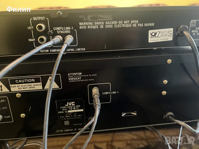 JVC Vintage Hi-Fi комплект – TD-W111 + FX-333L, снимка 6 - Аудиосистеми - 56150293