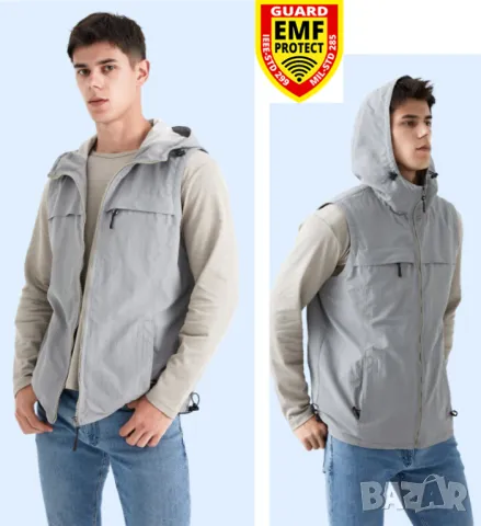 Екраниран Суичър с Метални Нишки RF EMF EMR GPS Wi-Fi BT5 5G Вълнова Електромагнитна Защита ЕМП EMP , снимка 8 - Суичъри - 35085213